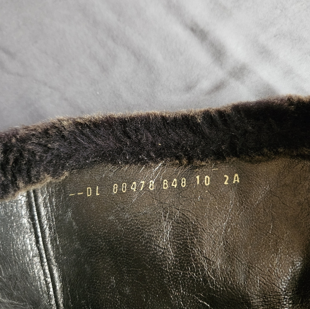 Salvatore Ferragamo Black Black Suede w/ Faux Fur Trim Heeled Boots Size 10 2A - Picture 8 of 10